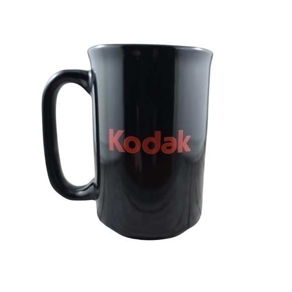 𝅺KODAK Logo Black Mug Cup Film Photo Camera Collector Photography - Picture 2 of 4